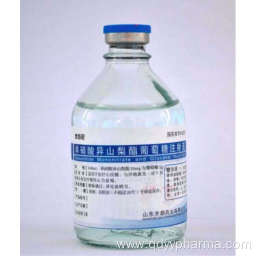 Isosorbide Mononitrate and Glucose Injection